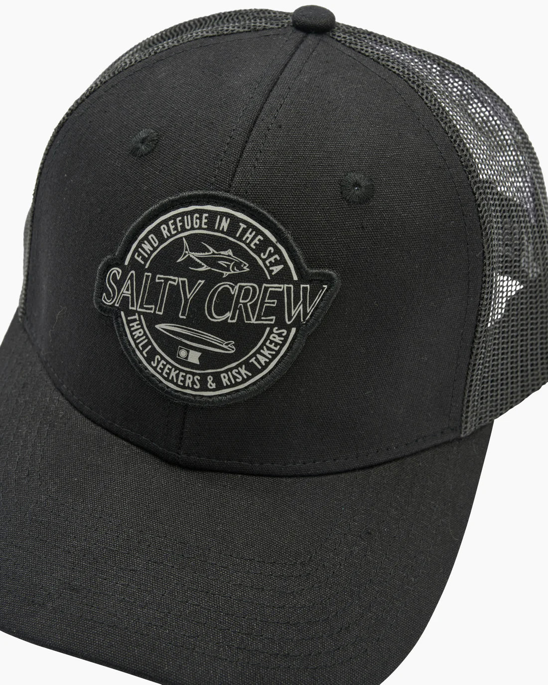 SKEWED RETRO TRUCKER CAP