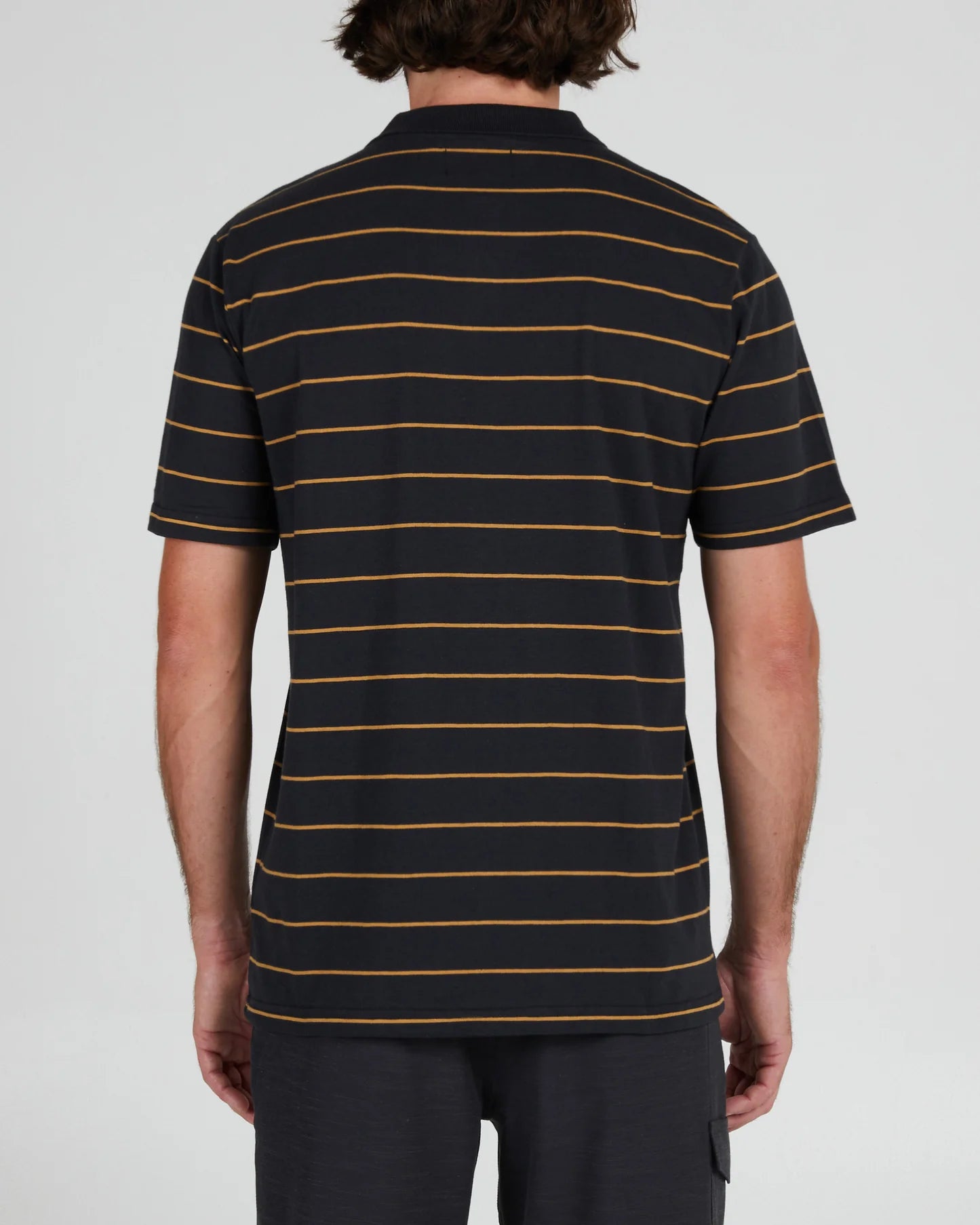 AHOY BLACK S/S POLO