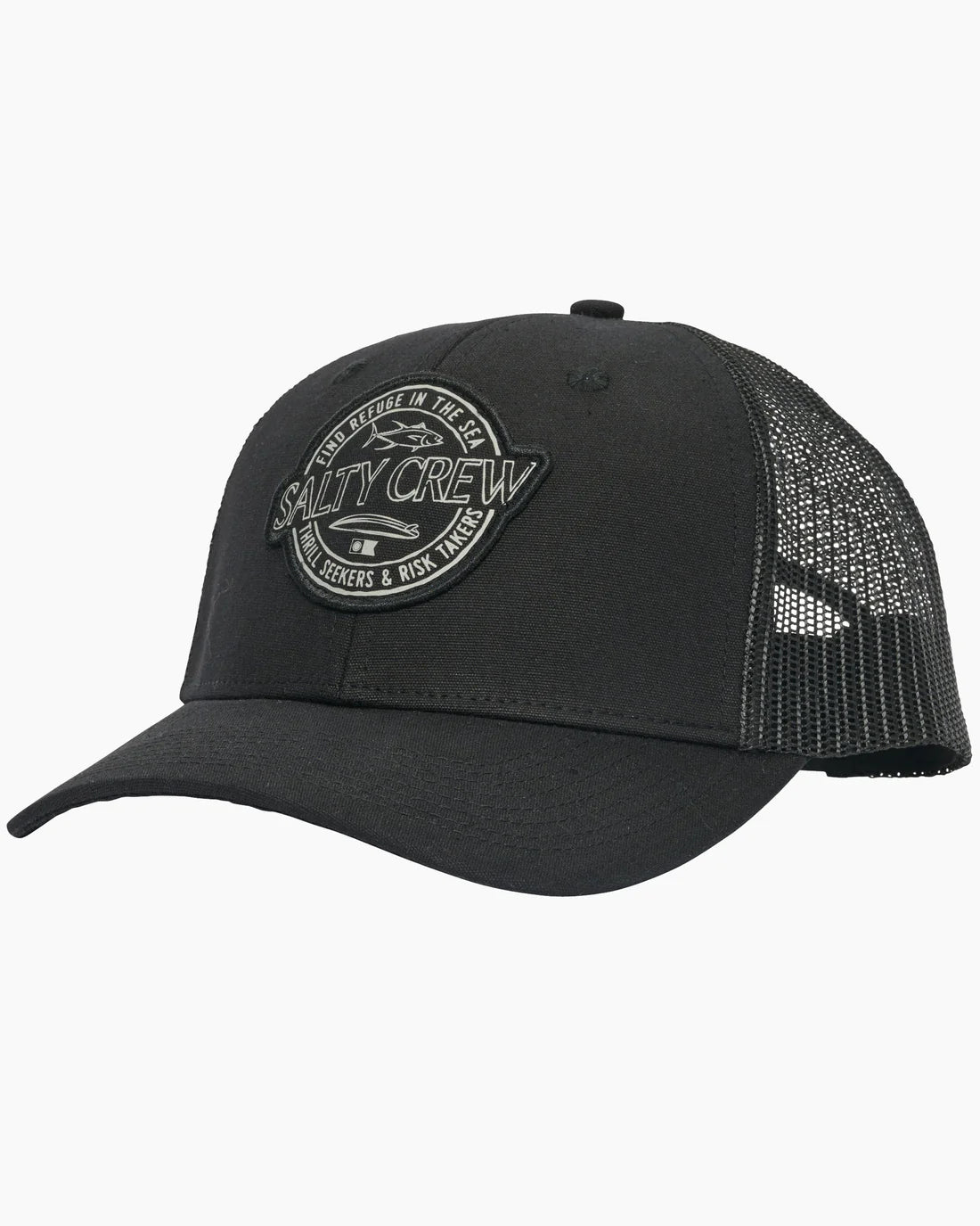 SKEWED RETRO TRUCKER CAP
