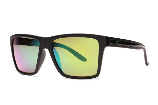 X SABOTAGE X - GREEN MIRROR POLARISED BLACK / MATT BLACK