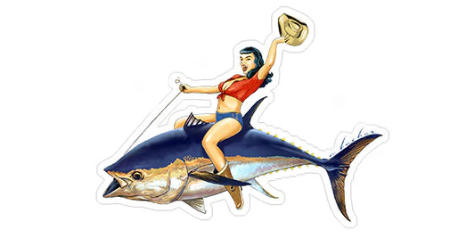 BLUEFIN BETTIE PINUP