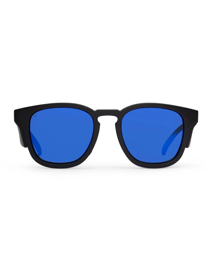 X ANGLER X - BLUE MIRROR POLARISED MATT BLACK