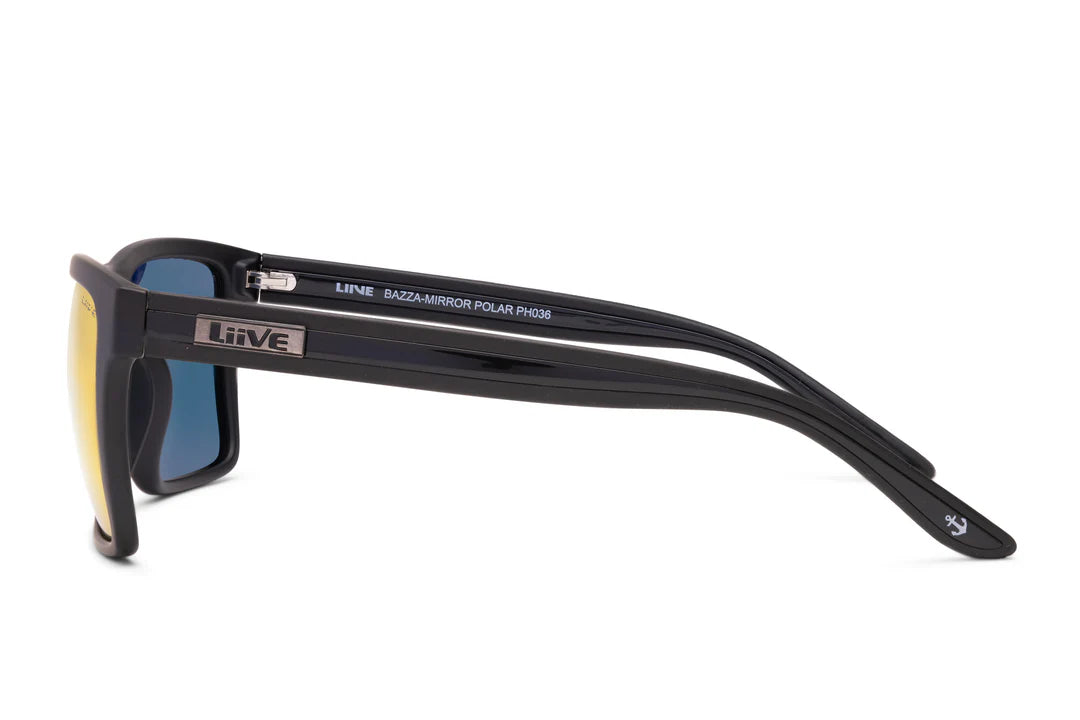 BAZZA - MIRROR POLARISED TWIN BLACKS