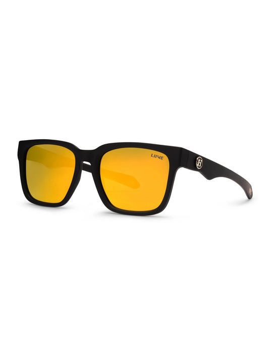 HI SEAS - ORANGE MIRROR POLARISED MATT BLACK