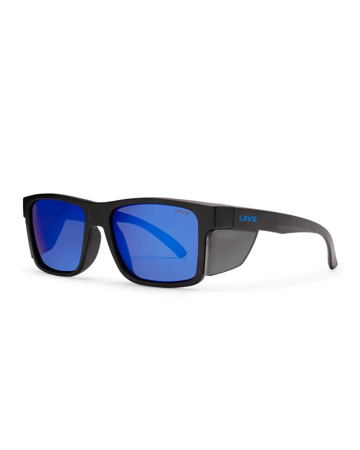 X JONNY BROOKS X - BLUE MIRROR POLARISED MATT BLACK