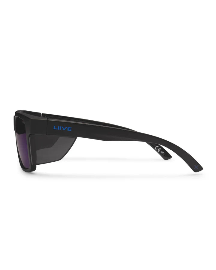 X JONNY BROOKS X - BLUE MIRROR POLARISED MATT BLACK
