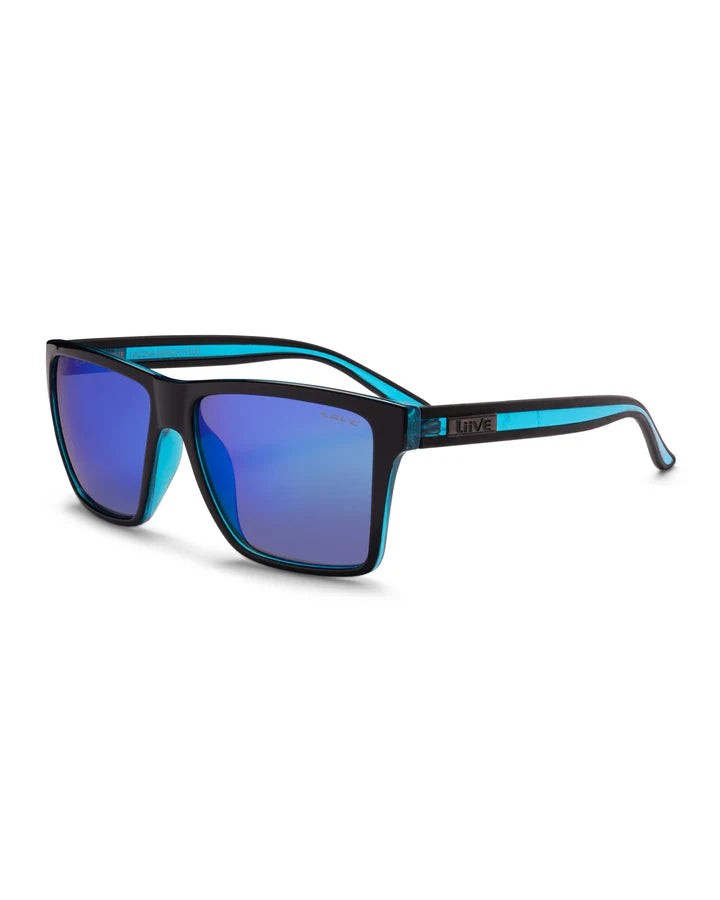 LAGUNA - BLUE MIRROR BLACK XTAL NEON