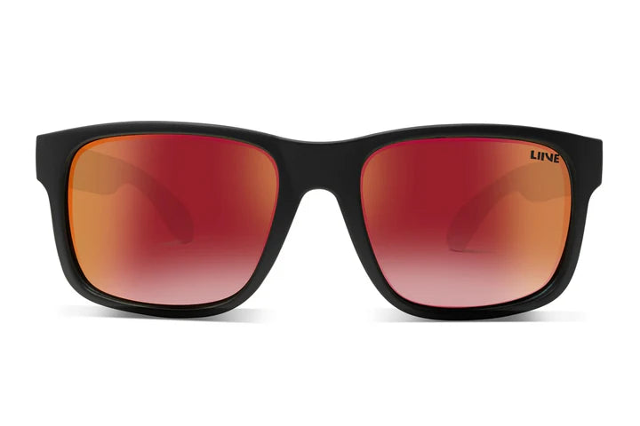 MARLIN - RED MIRROR POLARISED FLOAT MATT BLACK