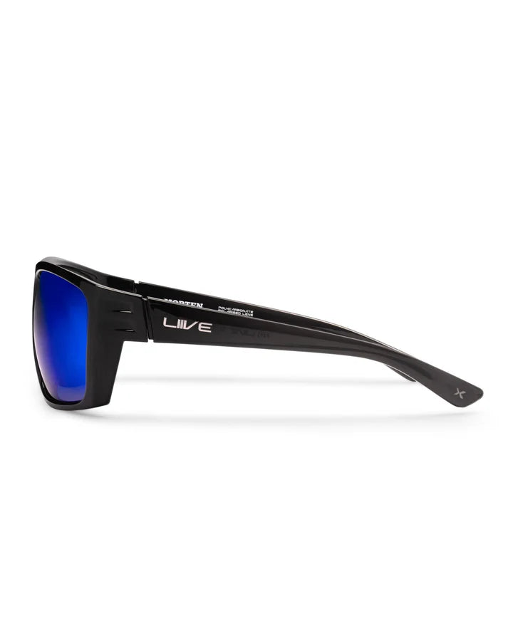 X MORTEN X - BLUE MIRROR POLARISED BLACK BLUE